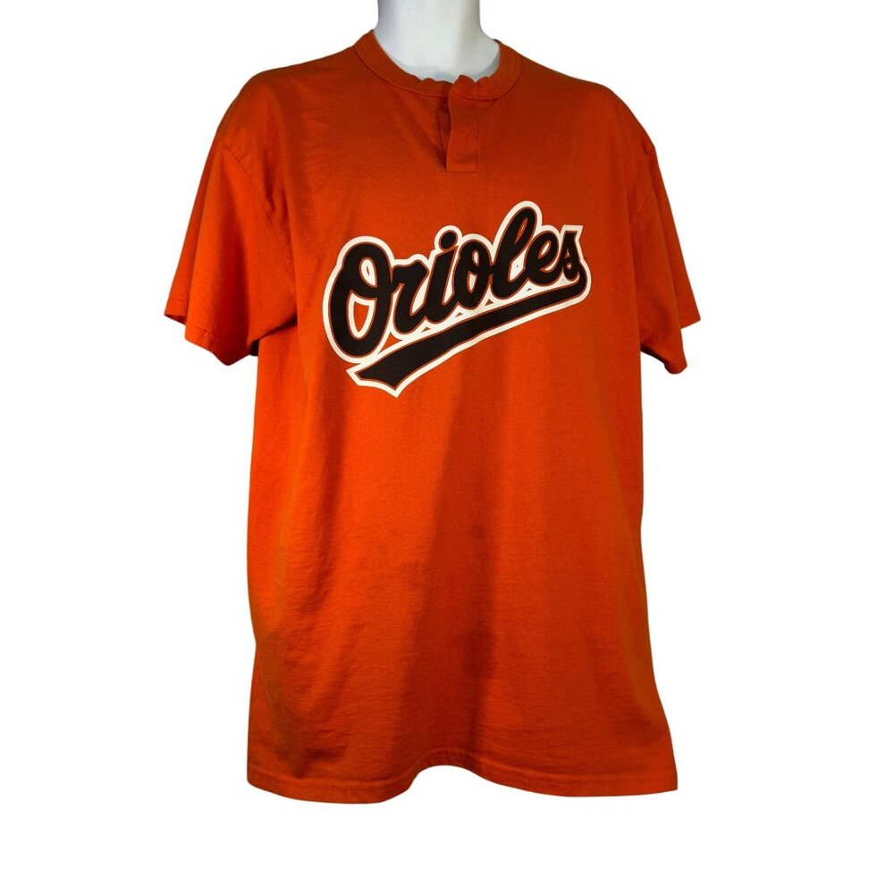 Majestic MLB Orioles Orange T-Shirt XL Mens Tee